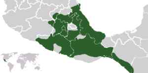 The Aztec empire's territory The Aztec empire's territory