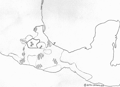 Map of the Aztec empire Aztec map