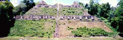 The Mayan Caana complex at Caracol