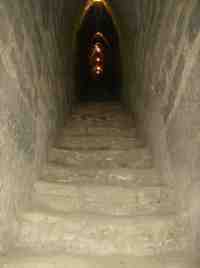 Tunnels under the Cholula pyramid