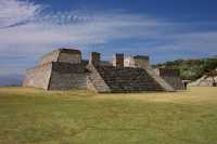 Aztec temple pyramid