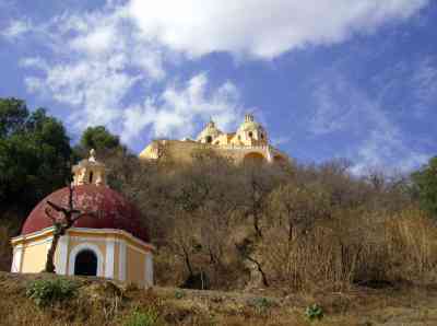 Cholula pyramid today