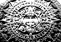 Aztec calendar stone