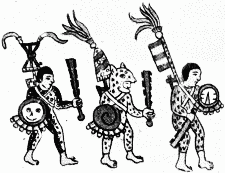 Aztec warriors